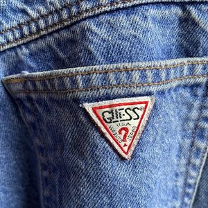 Vintage Guess jean subtle acid blue wash. Wait 26-27’’